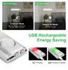 160 LED veilleuse USB capteur de mouvement lumière Rechargeable lampe à LED chambre décor veilleuse rétro-éclairage pour armoires