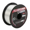 Ligne de tresse 300m revêtement fluorocarbone pêche japon matériel Monofilament Leader carpe mouche matériel de pêche Pesca Sedal Vislijn 230113