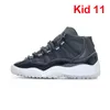 Jumpman 11 Kids Basketball Scarpe 2023 11s Cool Grey Boy Gir Blue Bianco nero Grey Grey Fashi