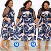 Ropa étnica 5XL 6XL Vestidos africanos de talla grande para mujeres 2023 África Ropa Vestido Imprimir Dashiki Ladies Office Lady