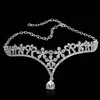 Chokers Tiara Bridal Necklaces Crown Wedding Hair Accessories Jewelry Drop Delivery Pendants Dhd8E