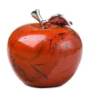 Kryształowy jabłko naturalne leczenie róży kwarc figurka prezentowa ornament rzeźby