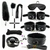 Produtos de Bondage para adultos BDSM Sex Gear Set Handcuffs Games Whip Gag Toys adultos Acessórios exóticos Casais 230113