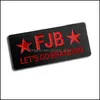 Party Decoration 9x4 CM FJB Lets Go Brandon Car Emblems Badge Zinc Eloy Sticker RRA12640 Drop Delivery Home Garden Festive Supplies OTD5H