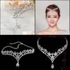 Chokers Tiara Bridal Necklaces Crown Wedding Hair Accessories Jewelry Drop Delivery Pendants Dhd8E