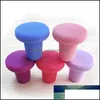 Bar Tools 6 Colors Bottle Stopper Caps Wine Family Preservation Sile Creative Design Safe And Healthy Drop Delivery Home Garden Kitc Otfxt