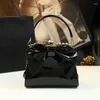 حقائب المساء براءة اختراع رسول للنساء للنساء مصممة فاخرة اللون الصلبة كتف الكتف الحزب crossbody