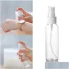 Bouteilles d'emballage 100 ml vides en plastique transparent vaporisateur pompes d'atomiseur pour huiles essentielles voyage par BK outil de maquillage portable Dr Dhtro