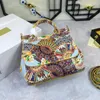 Designer Hand Bag 26 Colours Flowers Handbags Lady Crossbody Shoulder Bags Purse Luxury Tote Bags Tops Quality Cowhide Genuine Leather Long Strap Gold Hardware