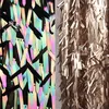 Fabric and Sewing Iridescent Embroidered Sequin Gauze Sword Shape Sequins DIY Decor Skirt Wedding Dress Stage Clothes Designer 230113