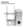 ZONESUN Automatic Industrial Equipment Label Rewinder For Clothing Wash Label Bar Code Label Price Tag Self-Adhesive Label Sticker Speed Adjustable