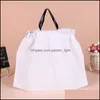 Packing Bags 100 Pcs Eva Frosted Dstring Bag Plastic Clothing With Handle Shop Package 35X25 Gift Drop Delivery Office School Busine Dhtrz