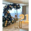 Party Decoration 4pcs Luxury Wedding Backdrop Table Dessert Decor Stor CIRLE BAKGRUND GHINNING ARCH CAKE STANDFLUMER PLINTH BALLOO DHUWZ