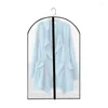 Storage Boxes Clothes Hanging Dust Cover Wedding Dress Suit Coat Bag Garment Bags Organizer Wardrobe Clothing Organizers