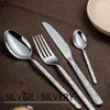 Dinnerware Conjunta de alta qualidade Tableware 6 PCs Spoon Faca Dinner Dinner Set