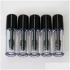 Bottiglie di imballaggio 0,8 ml Mini tubo di mascara vuoto trasparente Fiala di crema per ciglia Flacone di liquido Campione Contenitore cosmetico Tubi di prova da viaggio Dr Dhvau