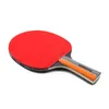 Raquettes de tennis de table 1 paire de raquettes professionnelles en caoutchouc carbone ping-pong court manche long entraînement pagaie 230113
