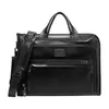 Briefcases 9603110D3 Super Fiber Material Men's Briefcase Business Computer Bag Fashion One Shoulder Handbag