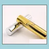 Butelki do przechowywania Słoiki Newbrilliant Gold Sier 5Ml Wielokrotnego napełniania Przenośny Mini Butelka Aluminiowa Spray Atomizer Pusty Pojemnik Rre11833 D Otgxy