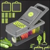 Фруктовые овощные инструменты NewNew Обновление кухня Grate Cotato Chip Slicer Mtifunctional Shreded Hine Cheese Graters RRA11284 DROP Del Otaqm