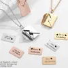 Chokers Custom Romantic Love Envelope Подвесное ожерелье для женщин свадьба День Святого Валентина 230113