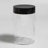 Opslagflessen 2 stks lege sieraden cosmetische potten 100/120/150 ml zwart deksel plastic navulbare make -up container reisfles keuken