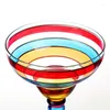 Wine Glasses Handmade Colorful Cocktail Cup Europe Goblet Champagne Creative Bar Party Home Drink Ware Wedding Gifts