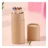 Peinture Stylos Couleur Plomb Couleur Ding Crayon Bois Crayons De Couleur Ensembles De 12 Enfants Enfants Dhs Sn5167 Drop Delivery Office School Bus Dhr2G