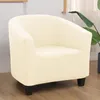 Stoelbedekkingen Fauteuil Sofa Cover Elastic Polyester Spandex Protector Wasbare meubels Slipcover El Home Coffee Single Seat