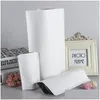 Gift Wrap Stand Up White Kraft Paper Aluminum Foil Bag Zipper Doy Pack Packaging Pouch Food Tea Snack Resealable Bags Wholesale Lz05 Dhonr