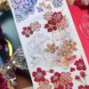 Presentförpackning tusen blomma knut washi husdjur tejp för planerarkort gör diy scrapbooking plan dekorativ klistermärke