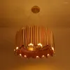 Pendant Lamps Nordic Light Gold Aluminum Alloy Tube Contemporary Suspension Luminaire Fashion Project Lamp Circle Lights