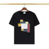 2023SS LUXURYS Designer T-Shirts Men's Fashion Cotton Crew Neck Tshirt Casual TEES Shirts Men Summer Short Sleeve Classsic Plaid Tee Shirt M-3XL