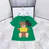 Designer Kids Cartoon Tee Shirts Girls Luxury Short Sleeved Shirt Childrens Fashion Tops Kid Summer Clothes High Quality Childrens3200980