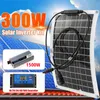 إلكترونيات أخرى 1500 واط مجموعة نظام الطاقة الشمسية شاحن بطارية 300 واط لوحة طاقة شمسية 10-60A وحدة تحكم في الشحن توليد الطاقة الكامل Home Grid Camp 230113