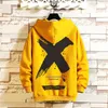 Herren Hoodies Sweatshirts Japan Stil Casual O-Ausschnitt Frühling Herbst Print Hoodie Sweatshirt Herren Dickes Fleece Hip Hop High Streetwear Kleidung 230113