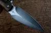 Двойной складной карманный нож Красочный титановый ручка Flipper D2 Сатиновый лезвие на открытом воздухе охота на кемпинг собрал подарок на инструмент EDC TS248