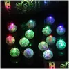 Altre forniture per feste di eventi 1000 Pz / lotto Forma rotonda Rgb Mini Lampade a sfera lampeggianti a led Luci a palloncino bianche per il matrimonio di Natale De Dhxyn