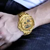 Wristwatches Lige Men Military Watch Top Luxury Dial Dial Sport Watches Mens Chronograph Quartz Wristwatch Date Male Clock Reloj Hombre 230113