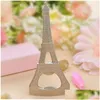 Party Favor Gift La Tour Eiffel Tower Chrome Can Bottle Otwarcie butelek piwo LZ0045 Drop dostawa domowy ogród świąteczne zapasy Dhuku