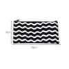 Pencil Bags Black Striped Bag Pocket Cosmetic Pencils Pens Holder Storage Case Office School Supplier Drop Delivery Business Industr Dh65S