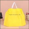 Packing Bags 100 Pcs Eva Frosted Dstring Bag Plastic Clothing With Handle Shop Package 35X25 Gift Drop Delivery Office School Busine Dhtrz