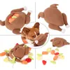 Zabawki dla psów żucia Pluszowe pensa w pulsak Interactive Puzzle Feeder Training IQ IQ Squeaky Cute Animal Activity Treat Gra 230113