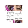 Faux Cils 6Pcs / Set Cils Invisibles Magnétiques Vison Avec Pince À Épiler 3D Épais Fl Bande Drop Delivery Santé Beauté Maquillage Yeux Dhwm8