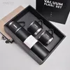 Double Stainless Steel 500ML Water bottles 3 In 1 set of Thermos Mug Leak Proof Travel Flasks Cup Cup for Tea Water Coffee Thermo Cafe Gift Box