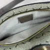 Bumbags rund ineinandergreifende G -Tailentasche Crossbody Unisex Mode Vintage Designer Messenger Bags Gold Tönte Hardware