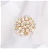 Napkin Rings Pearl Wed Elegant Holders Drop Delivery Home Garden Kitchen Dining Bar Table Decoration Accessories Otpvn