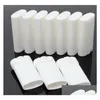 Bottiglie da imballaggio 1000 pezzi 15G tubi di balsamo per labbra ovali vuoti di plastica vuoti contenitori di deodoranti portatili rossetto bianco trasparente moda cool Dr Dhhhi