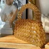 Kvällsväska Anpassad pärlväska Designer Clear Acrylic Crystal Bead Box Baking