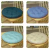 Pillow Solid Color Bandage Thicken Nap Pad Chair Round